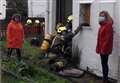 Firefighters hone skills in empty houses ahead of demolition