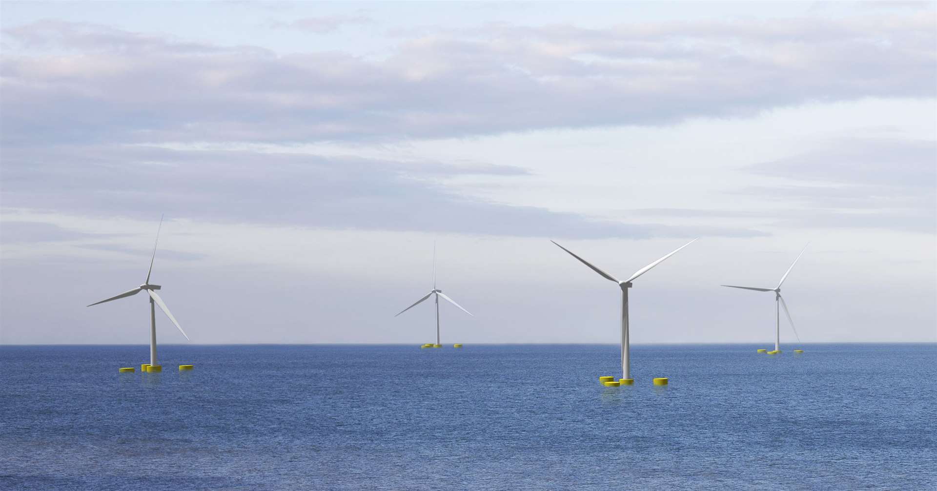 An illustration of how the Pentland Offshore Wind Farm could look.